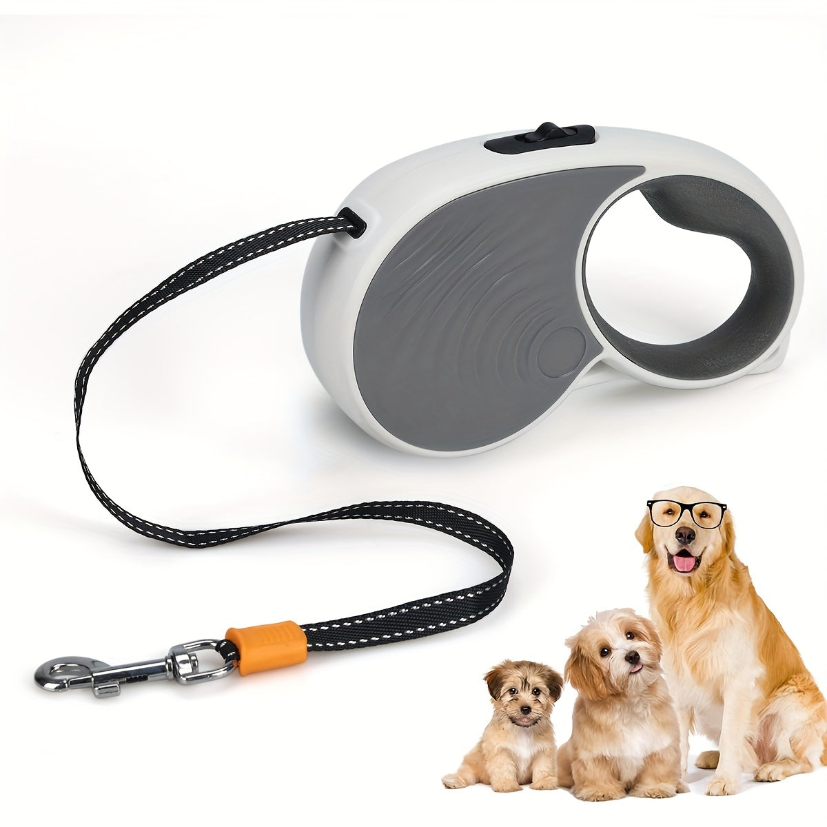SUPET 5m Auto-Retracting Dog Leash — 360° Tangle-Free