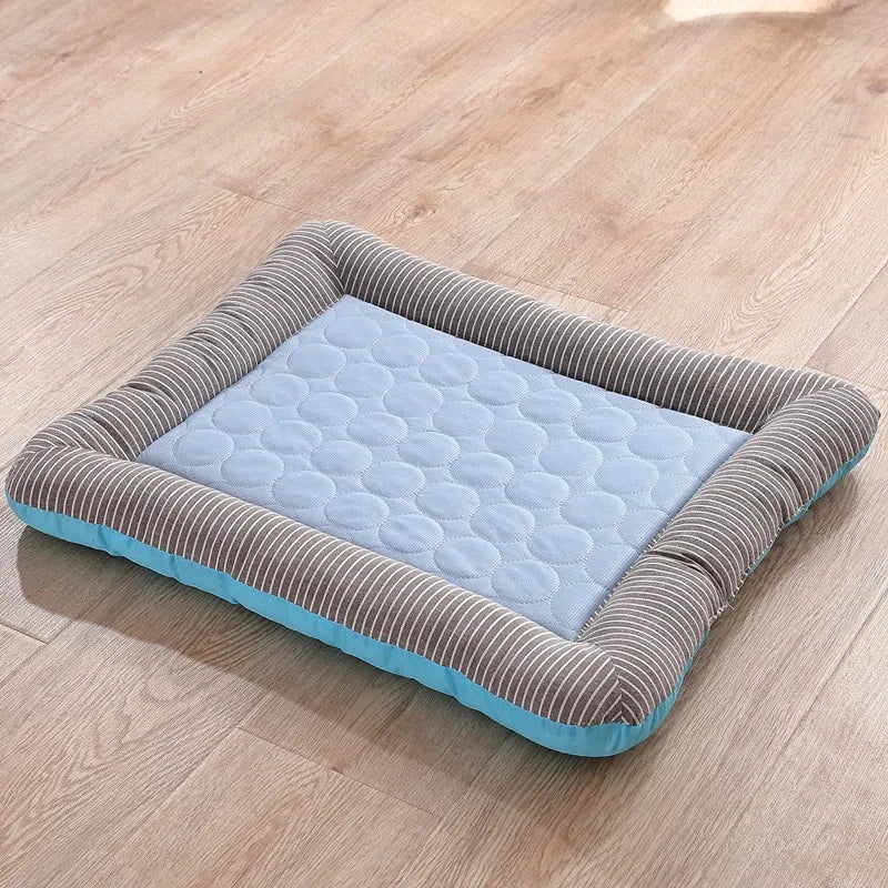 Cooling Mat for Dogs & Cats - Ice Silk Summer Sleep Pad, Soft & Breathable Pet Blanket